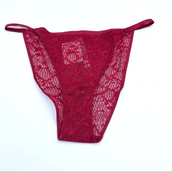Free People Tameeka Lace Undie Berry Electric Sz S - Picture 3 of 10